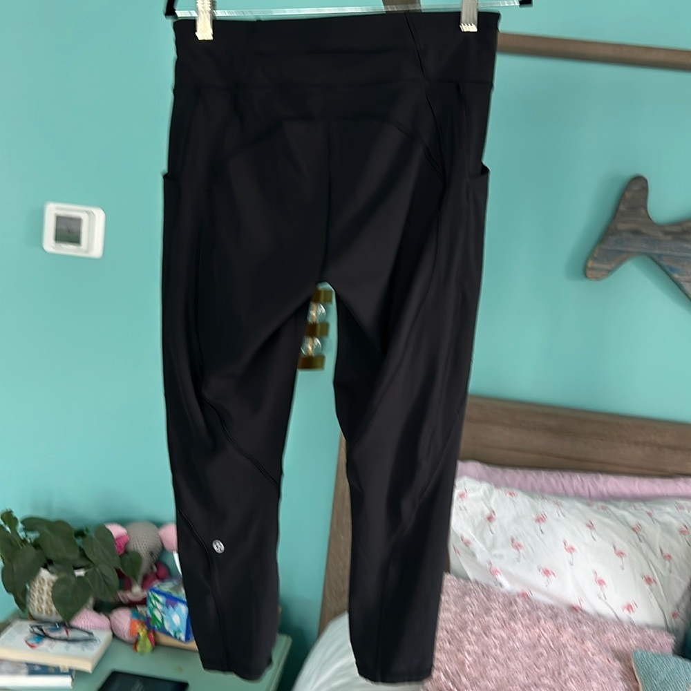 Lululemon Align tights in rich black, size 10